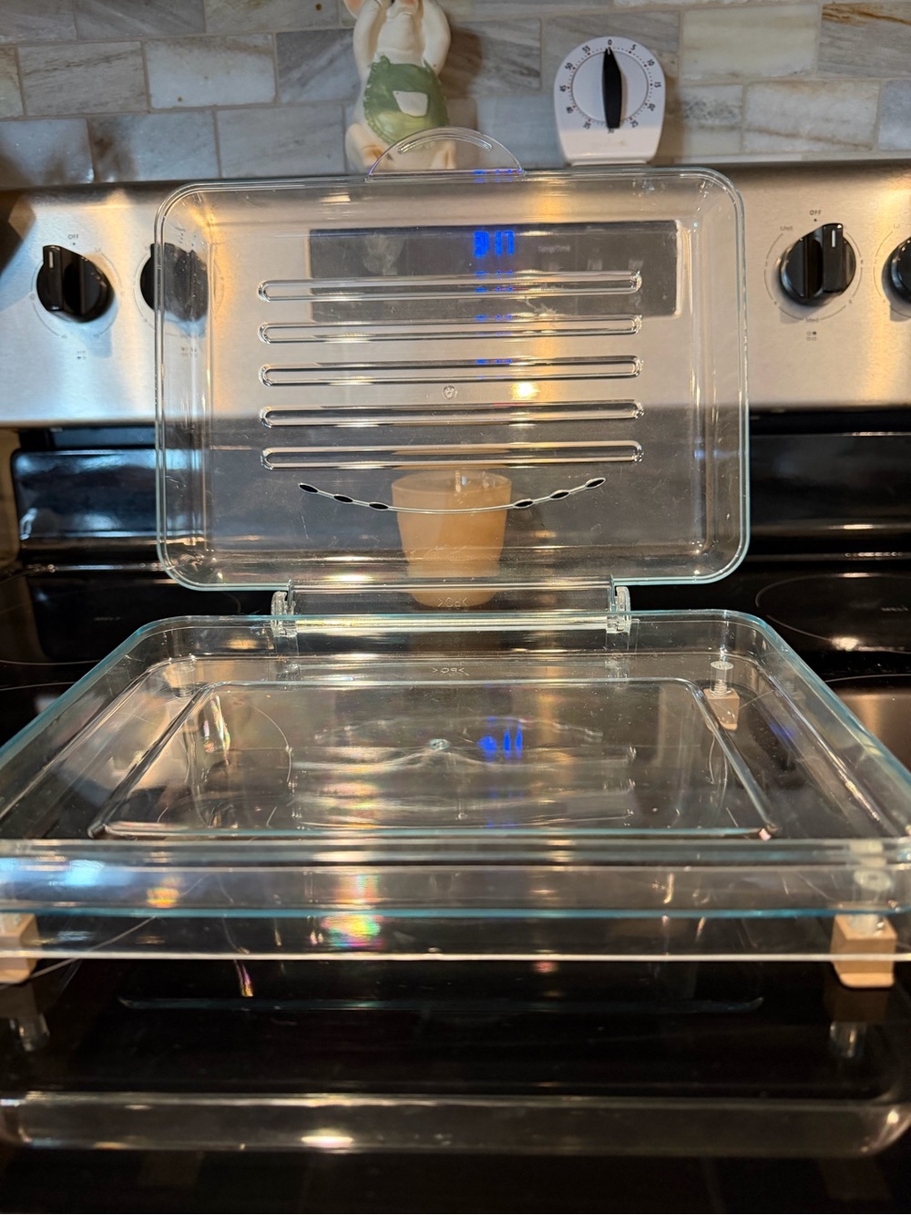 Clear Acrylic Food Cover and Tray - Transparent Home Accent